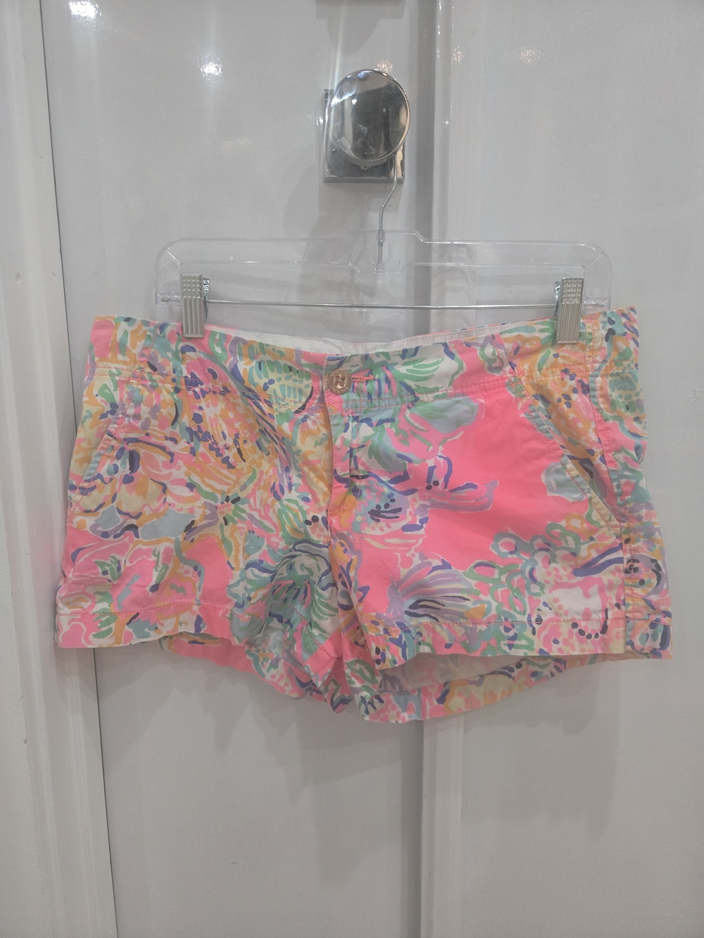 Lilly Pulitzer Neon Pink Multi Floral Shorts